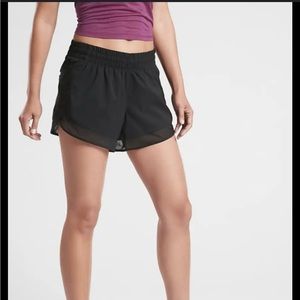Athleta Women’s Mesh Racer Running Short 4”